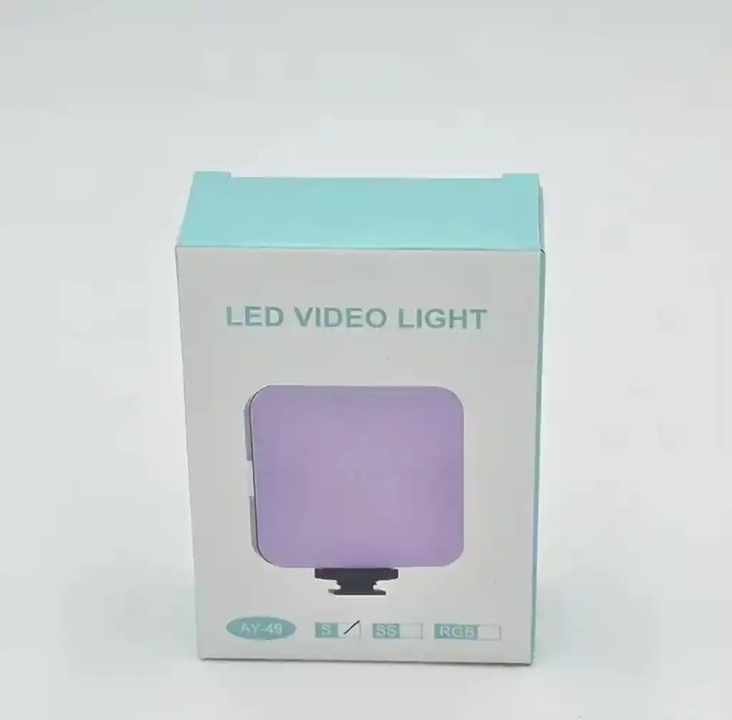 Luz Led Ay -49 Celular Portátil Para Video O Fotografía Mini
