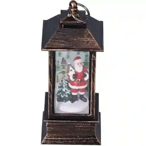 Lámpara Navideña Antigua De Papá Noel