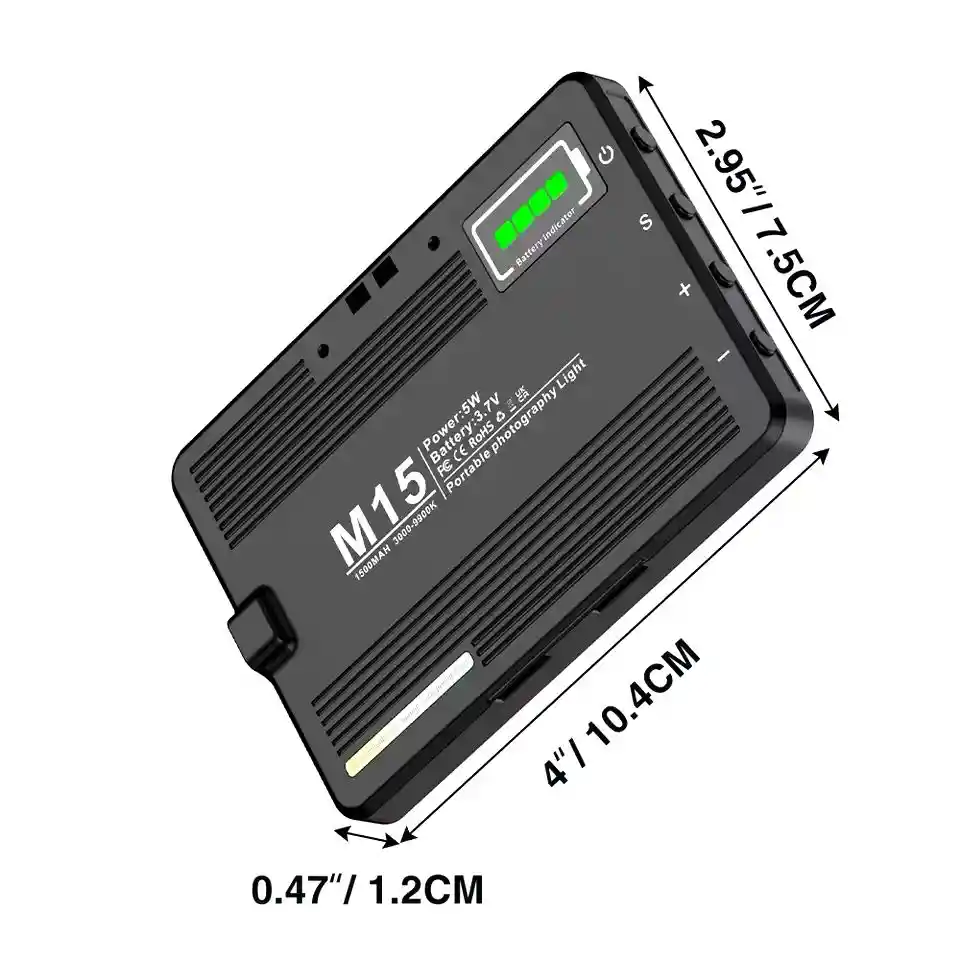 Luz Led Para Celular Recargable Fotos Y Videos M15