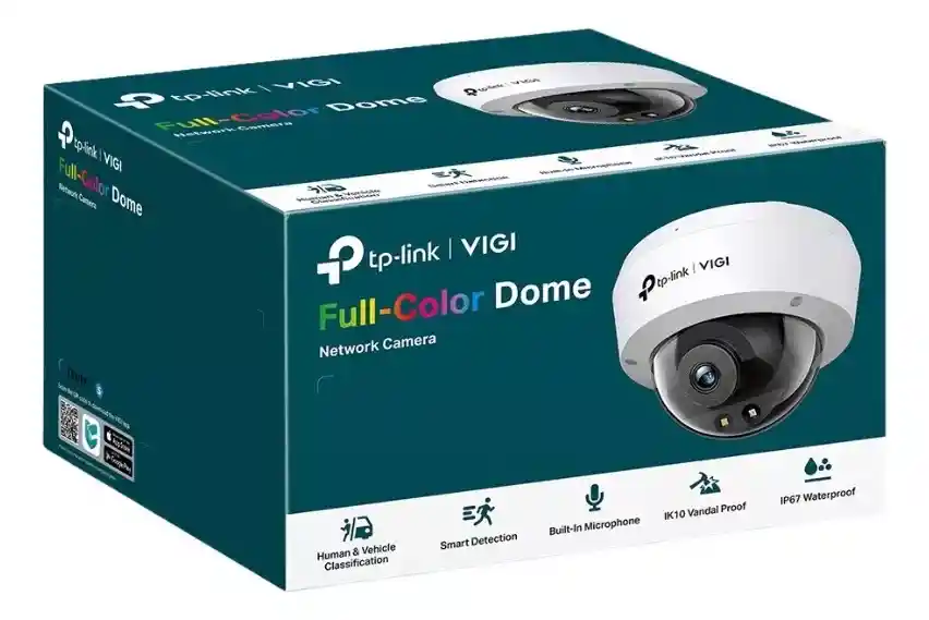 Cámara Domo Ip Tp-link Vigi C250 5mp Full Color Exterior