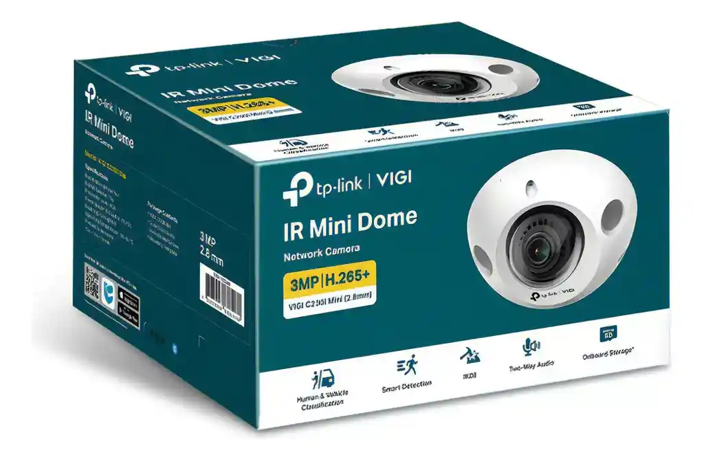 Cámara Domo Ip Tp-link Vigi C250 5mp Full Color Exterior