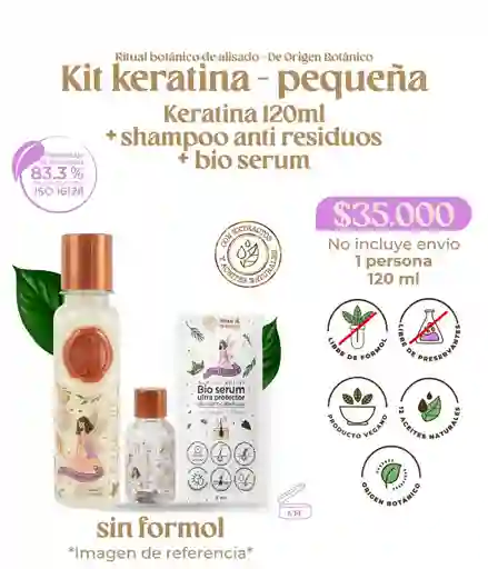Keratina Ritual Botanico Pequeña ( 120 Ml )