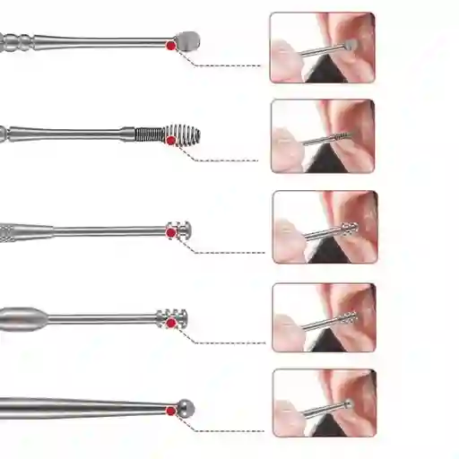 Kit De Limpieza Set X 10 Pcs Material Acero Brocha De Limpiar