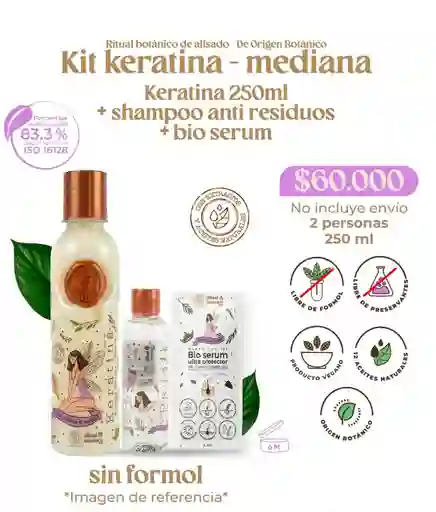 Keratina Ritual Botanico Mediana ( 250 Ml )