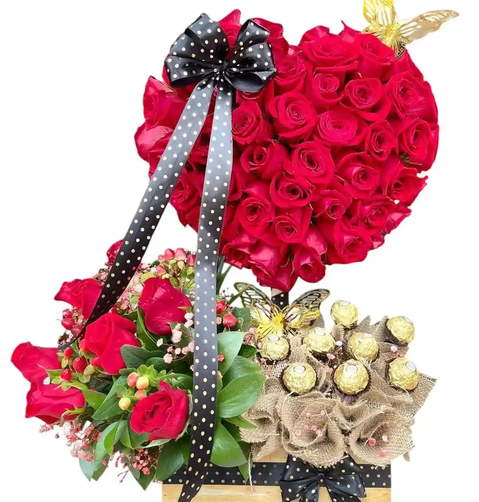 Rosas Corazon Rojo