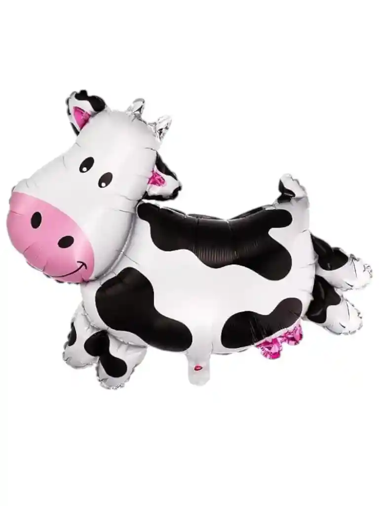 Globo Metalizado Vaca Granja Finca Fiesta Cumpleaños