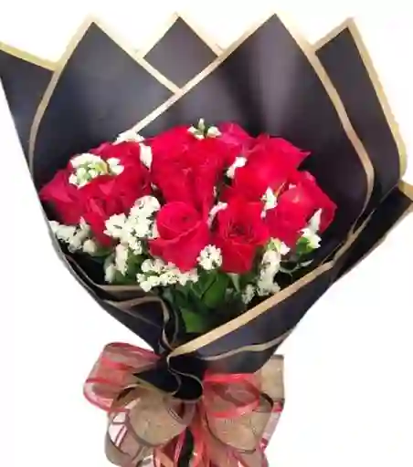 Rosas Rojas En Bouquet