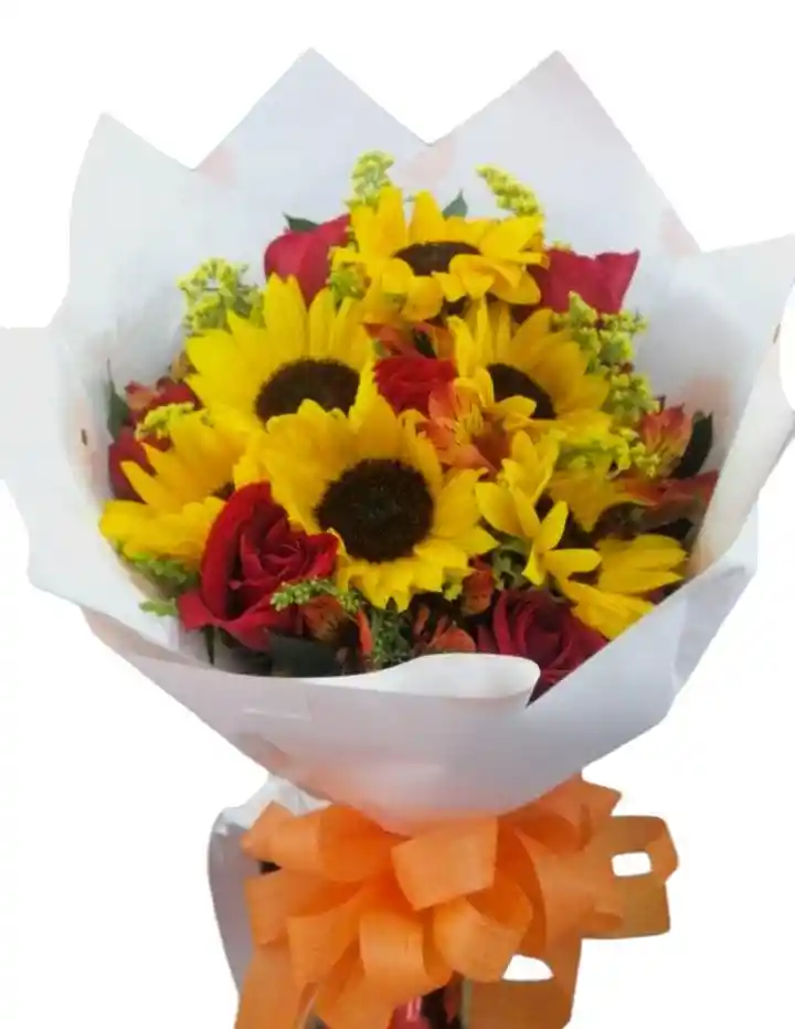 Girasoles En Bouquet