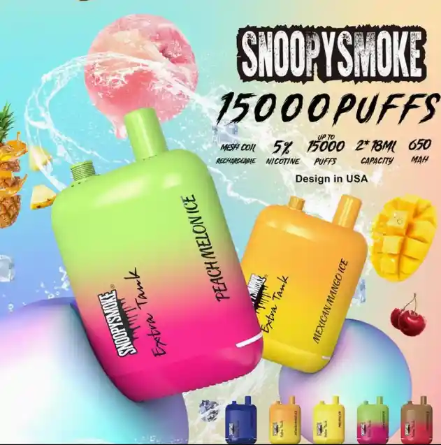 Vape 15.000 Puffs Snoopy Smoke Cherry Coke Ice