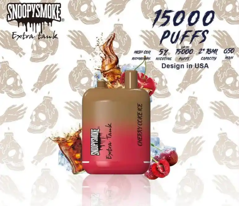 Vape 15.000 Puffs Snoopy Smoke Cherry Coke Ice