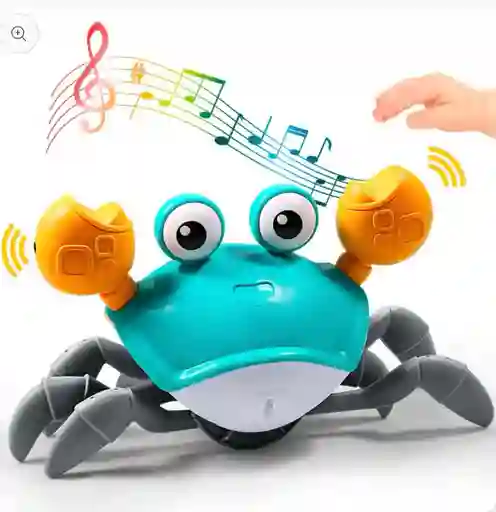 Juguete Crabby El Cangrejo Didáctico Para Bebes Nuevo Azul