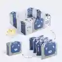 Corral De Juegos Plegable Y Modulable Para Bebes Azul