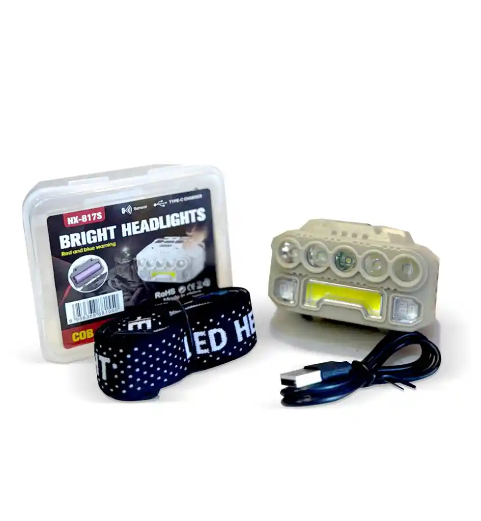 Linterna Frontal Recargable