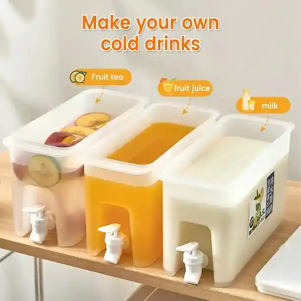 Dispensador De Bebidas Con Grifo Refrigerador 3.5 Litros
