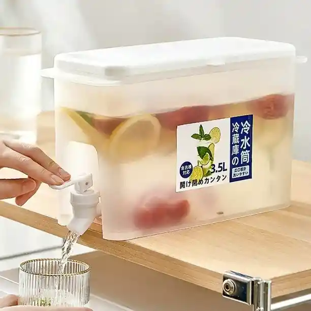Dispensador De Bebidas Con Grifo Refrigerador 3.5 Litros