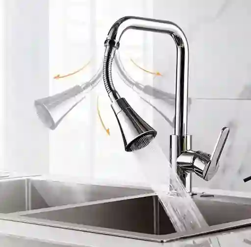 Grifo Cocina Extensor Aireador Rociador 3 Modos