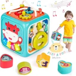 Juguete De Cubo Didáctico Musical Para Bebes Nuevo