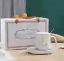 Set Base Calentadora Taza Electrica Cuchara Bebidas Usb