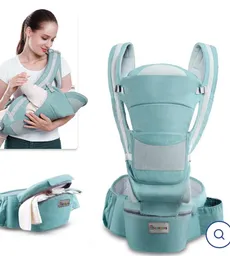 Cargador Ergonómico Con Silla Canguro Azul Nuevo