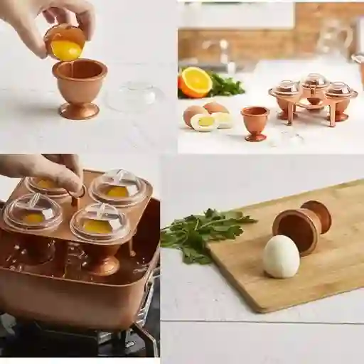 Molde Para Cocinar Huevos Sin Cascara Copper Chef Eggs