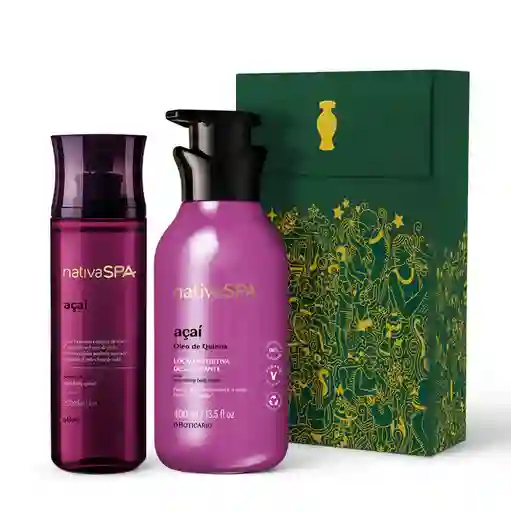 Kit De Regalo De Belleza De Cuidado Corporal Nativa Spa Acai
