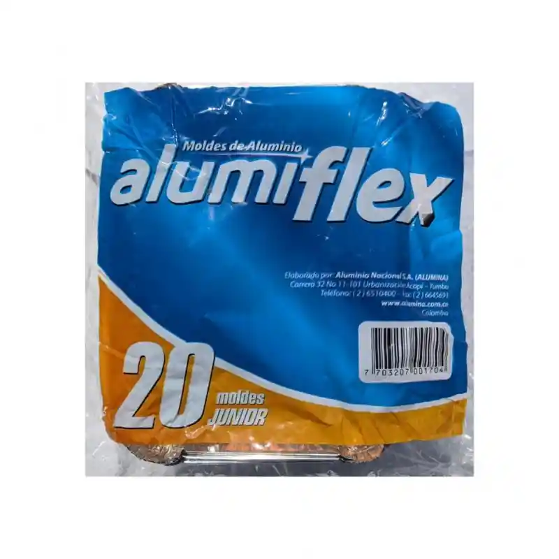Alumiflex Molde Aluminio Lasagna Junior 8onz Pequeño 20und