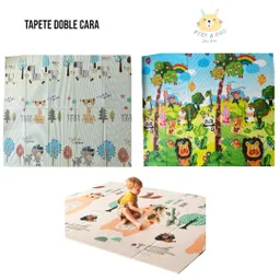Tapete Para Bebé Plegable Doble Faz Grande De 2m X 180m