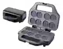 Maquina Para Hacer Waffles Sokany 8 Puestos 850 Watts Negro