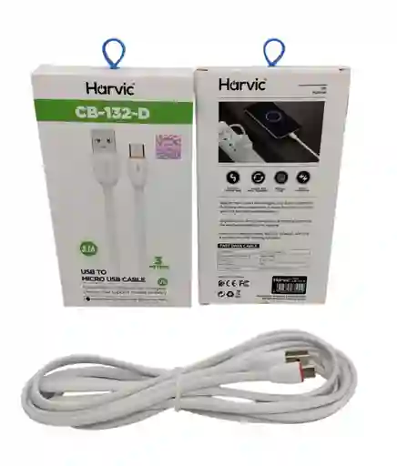 Cable Usb A V8 Harvic 132