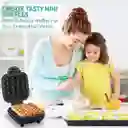 Mini Waflera Para Hacer Gofres, Fácil De Limpiar Cuadrada
