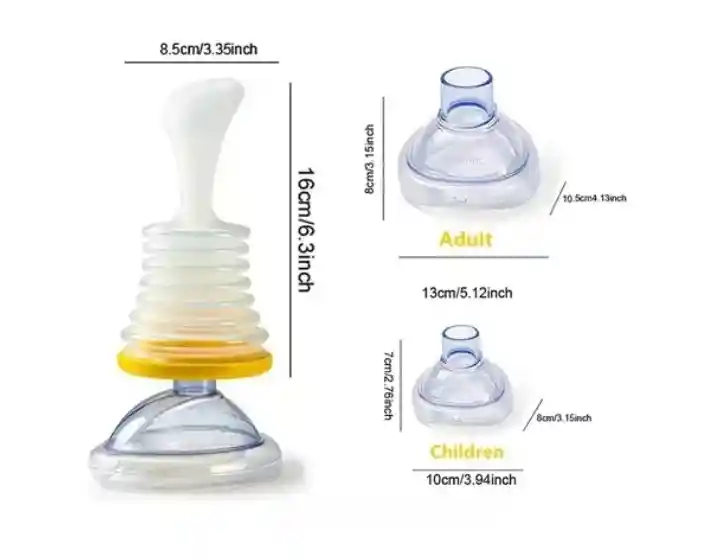 Dispositivo Antiasfixia Rescate Lifevac Niños Adulto Asfixia
