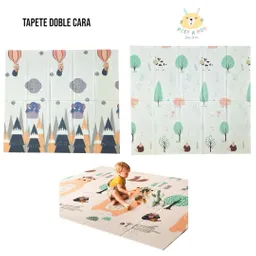 Tapete Para Bebé Plegable Doble Faz Grande De 2m X 180m
