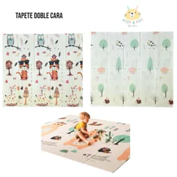 Tapete Para Bebé Plegable Doble Faz Grande De 2m X 180m