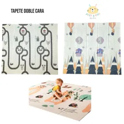 Tapete Para Bebé Plegable Doble Faz Grande De 2m X 180m