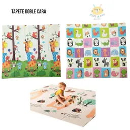 Tapete Para Bebé Plegable Doble Faz Grande De 2m X 180m