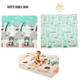 Tapete Para Bebé Plegable Doble Faz Grande De 2m X 180m