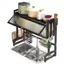 Organizador De Loza Con Tapa Para Cocina Moderna Y Ordenada