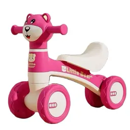 Bicicleta Andador De Equilibrio Con Burbujero Morado