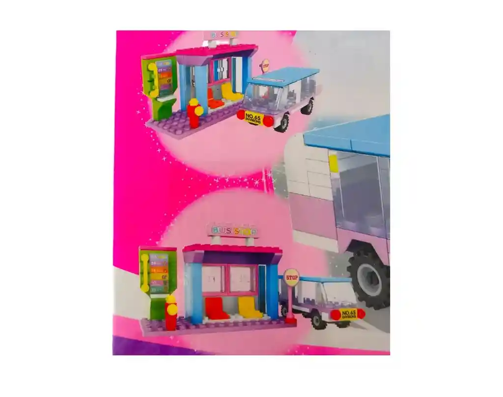 Bloques Compatibles Con Lego, Tierra De Hadas Estacion 129pz