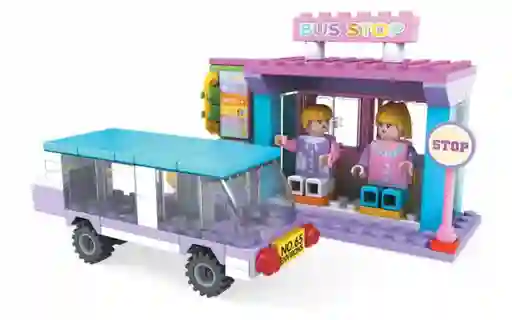 Bloques Compatibles Con Lego, Tierra De Hadas Estacion 129pz
