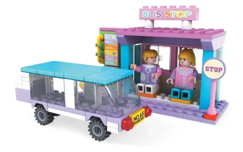 Bloques Compatibles Con Lego, Tierra De Hadas Estacion 129pz