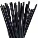 Pitillo Negros Forrados 450 Unidades