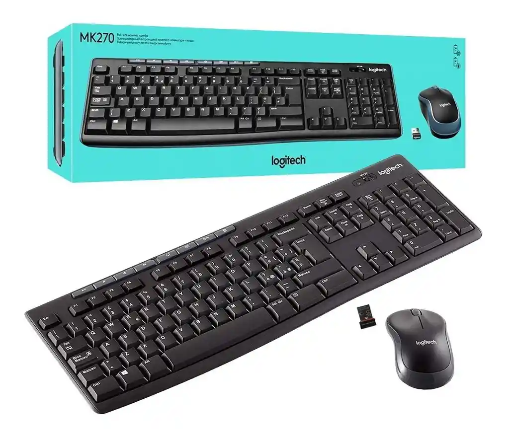 Combo Teclado Y Mouse Logitech Mk270