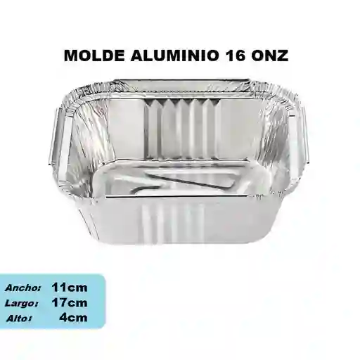 Alumina Molde Aluminio 16onz X 20und