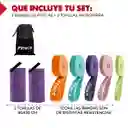 Bandas Elasticas Resistencia Fitnics Set X5 Gym Crossfit