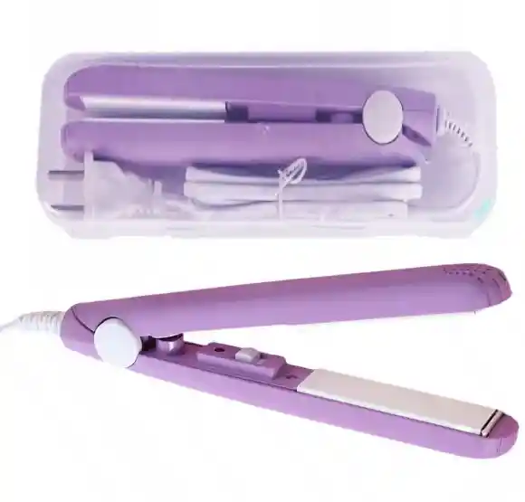 Plancha De Cabello A228 Mini Morado