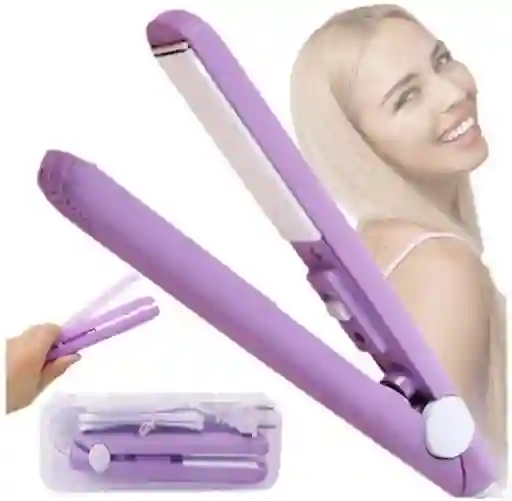Plancha De Cabello A228 Mini Morado