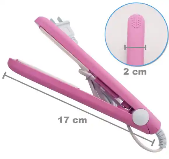 Plancha De Cabello A228 Mini Rosado
