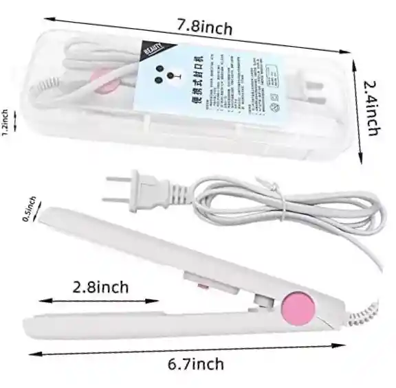 Plancha De Cabello A228 Mini Blanco