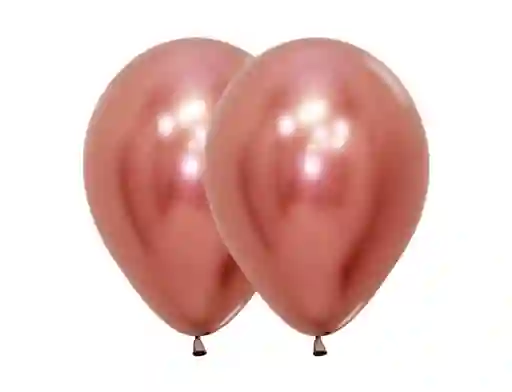 Bombas Globos Convencional Cromadas Oro Rosa R10 X 8und